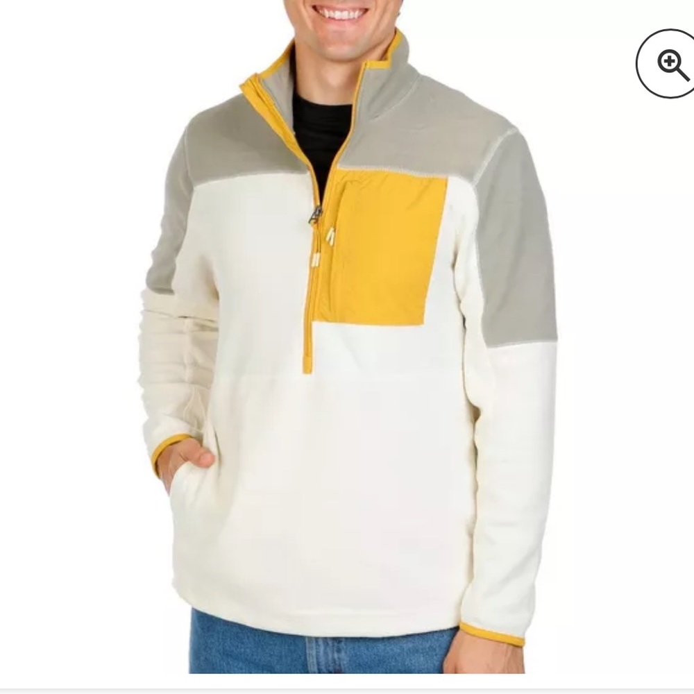NWT Mountain and Isles Men’s Fleece Quarter Zip Pullover Sweater